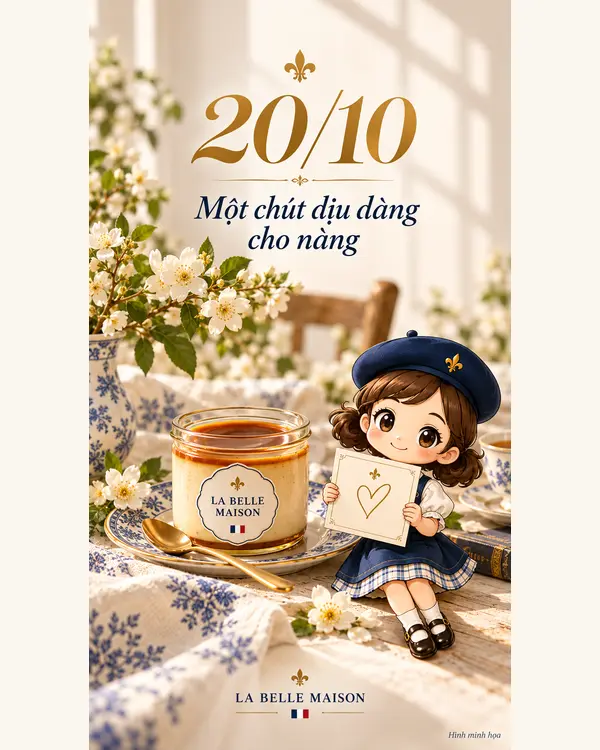 20/10, dành một chút dịu dàng cho nàng.