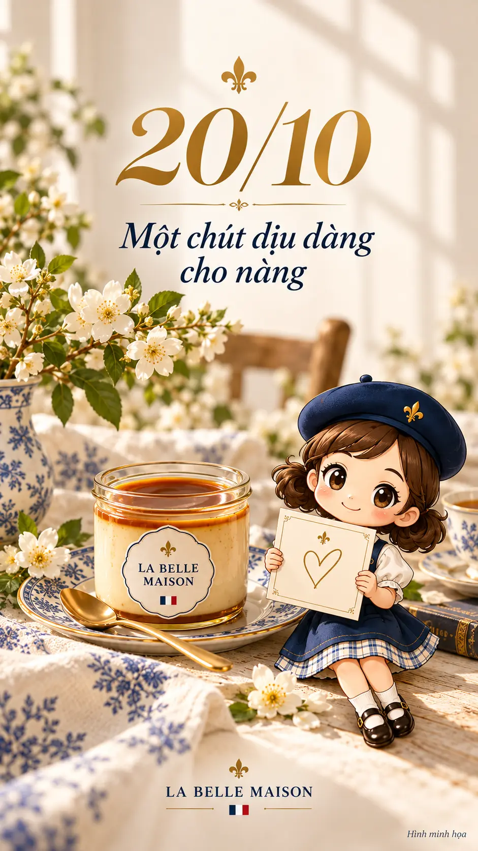 20/10, dành một chút dịu dàng cho nàng.