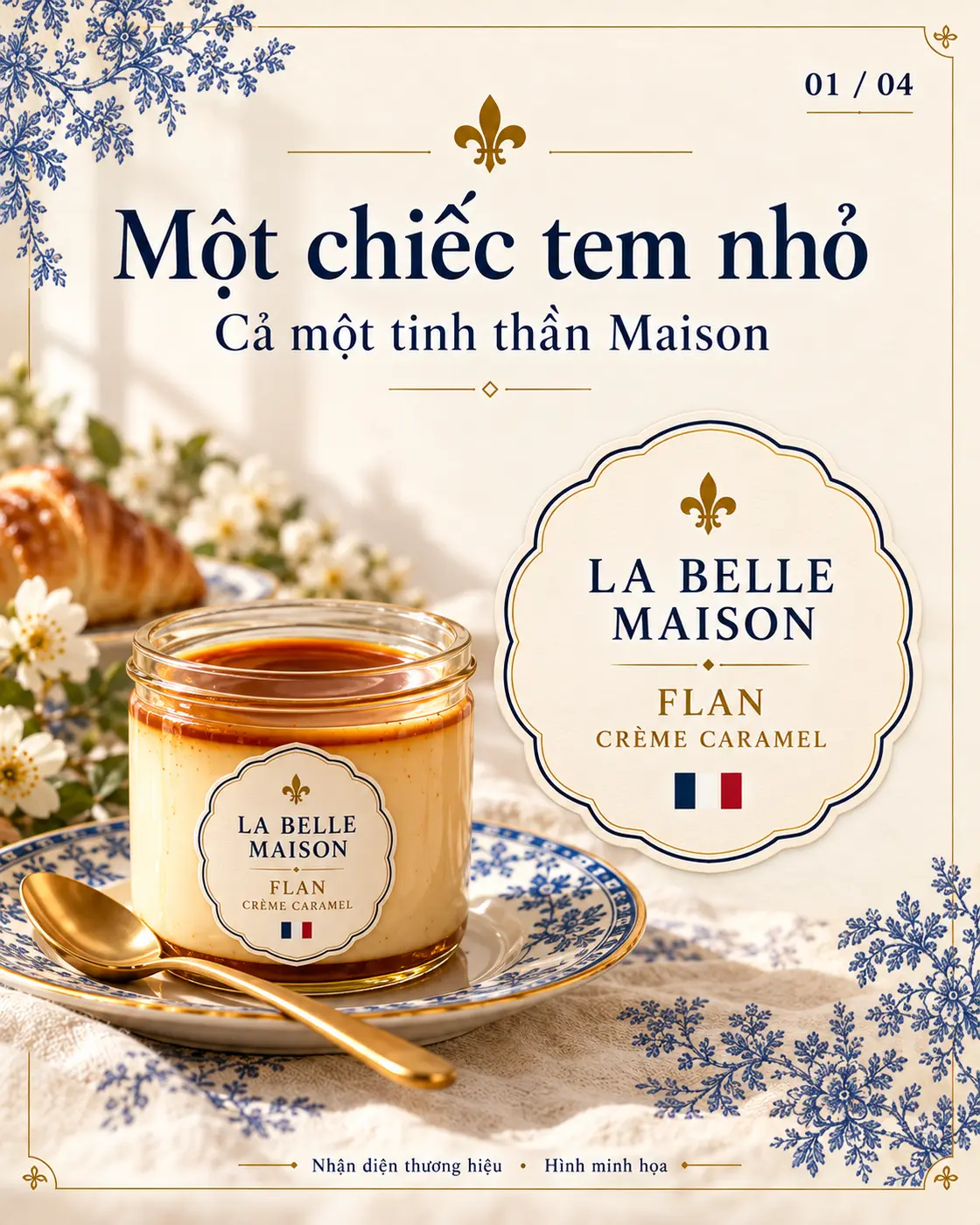 Một chiếc tem nhỏ, cả một tinh thần Maison.