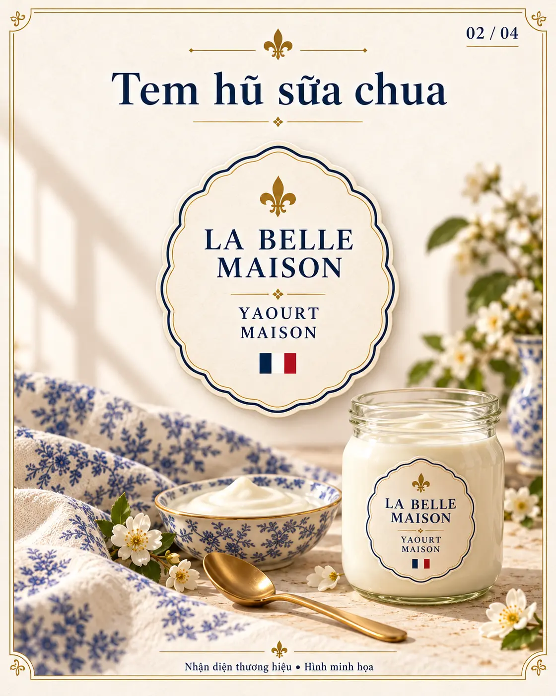 Một chiếc tem nhỏ, cả một tinh thần Maison. — 2 / 4